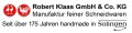 LOGO_Robert Klaas GmbH & Co. KG